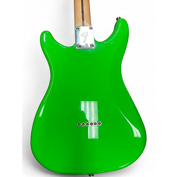 Used Fender Player Lead II Neon Green Solid Body Electric Guitar