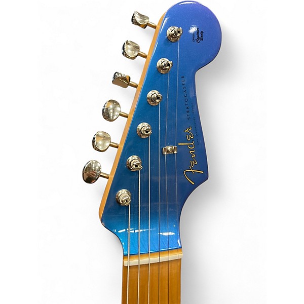 Used Fender H.E.R. Stratocaster Blue Marlin Solid Body Electric Guitar