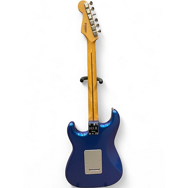 Used Fender H.E.R. Stratocaster Blue Marlin Solid Body Electric Guitar