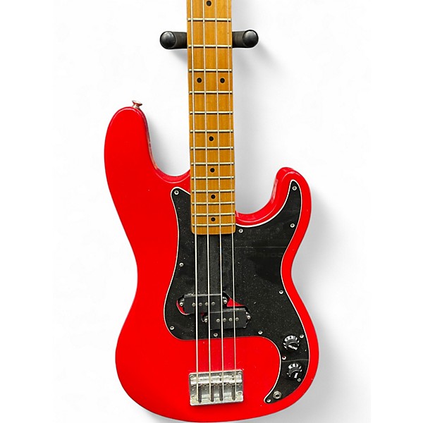 Used Memphis P-Bass Red Electric Bass Guitar