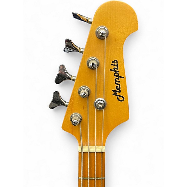Used Memphis P-Bass Red Electric Bass Guitar