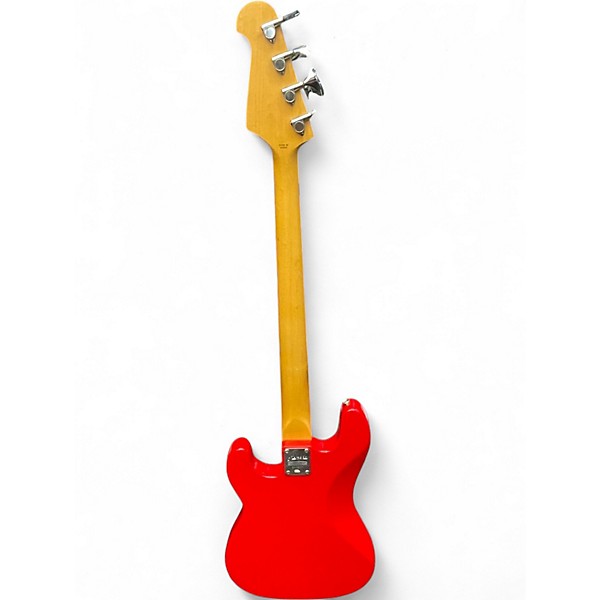 Used Memphis P-Bass Red Electric Bass Guitar