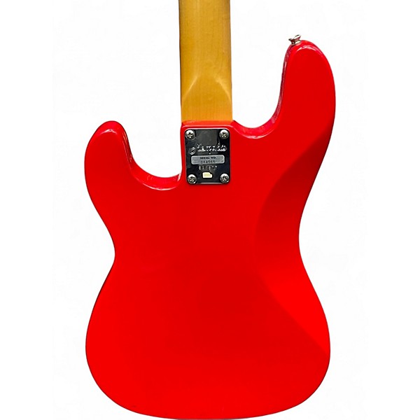 Used Memphis P-Bass Red Electric Bass Guitar