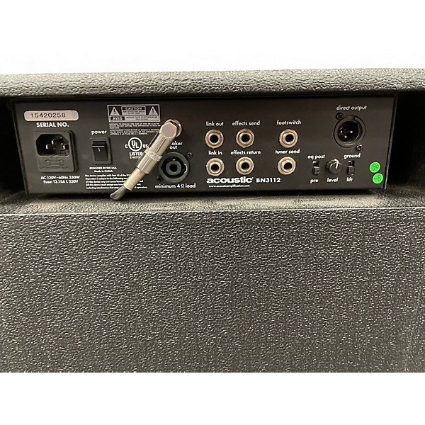 Used Acoustic BN3112 Bass Combo Amp