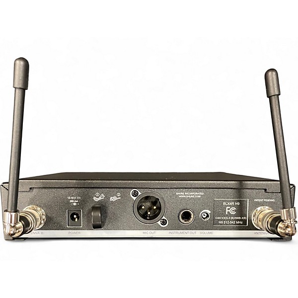 Used Shure BLX4R MX153 Headset Wireless System