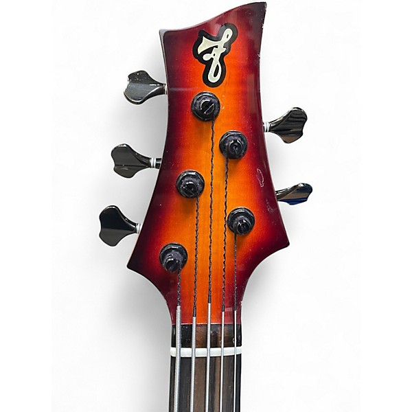 Used F Bass AC5 Sunburst Electric Bass Guitar