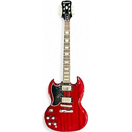 Used Epiphone SG Pro Left-Handed Cherry Electric Guitar