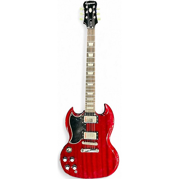 Used Epiphone SG Pro Left-Handed Cherry Electric Guitar