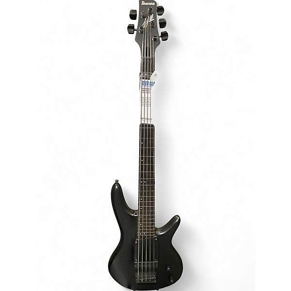 Used Ibanez Gary Willis Signature 5 String Satin Black Electric Bass Guitar