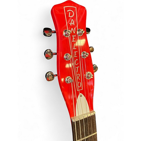 Used Danelectro 59 NOS+ Dakota Red Solid Body Electric Guitar