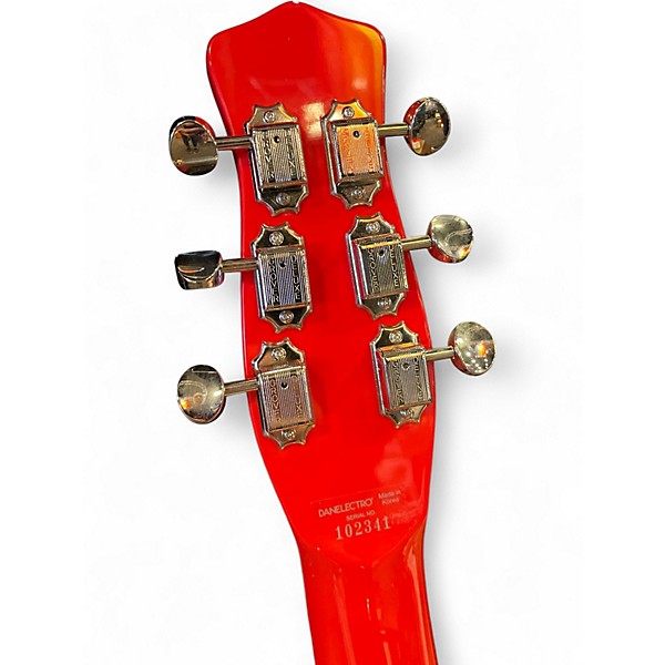 Used Danelectro 59 NOS+ Dakota Red Solid Body Electric Guitar