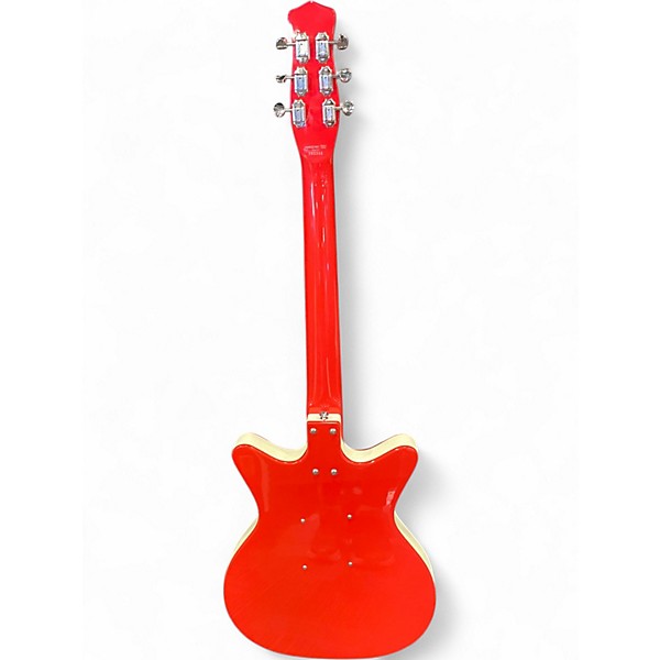 Used Danelectro 59 NOS+ Dakota Red Solid Body Electric Guitar