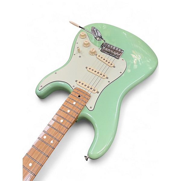 Used Fender Player Stratocaster Surf Green Solid Body Electric Guitar