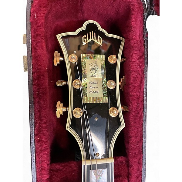 Vintage 1991 Guild Artist Award Natural Hollow Body Electric Guitar