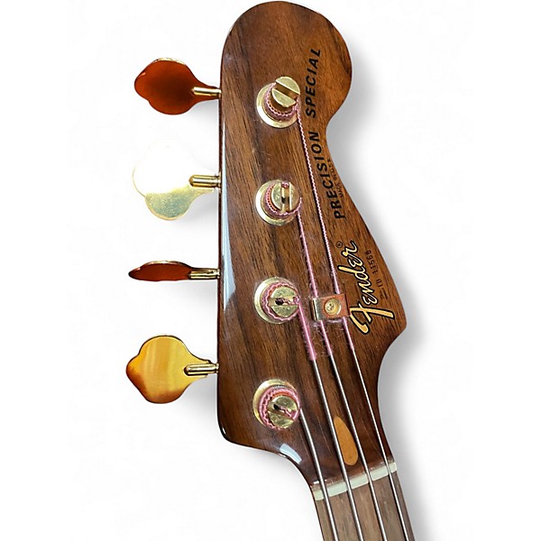 Vintage 1984 Fender American Standard P Bass Walnut Electric Bass Guitar