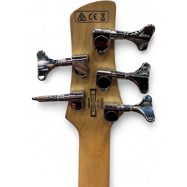 Used Ibanez GSR205 5 String Orange Electric Bass Guitar