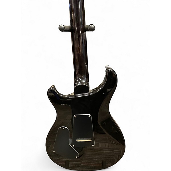 Used PRS SE Custom 24 Quilt Black Gold Burst Solid Body Electric Guitar