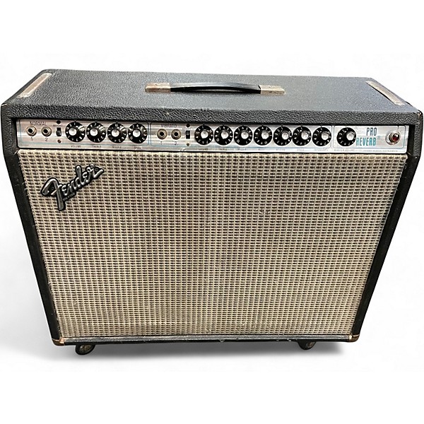 Vintage 1980s Fender Pro Reverb Tube Guitar Combo Amp