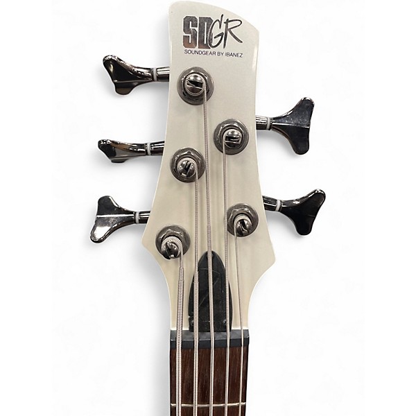 Used Ibanez SR305E PEARL WHITE Electric Bass Guitar