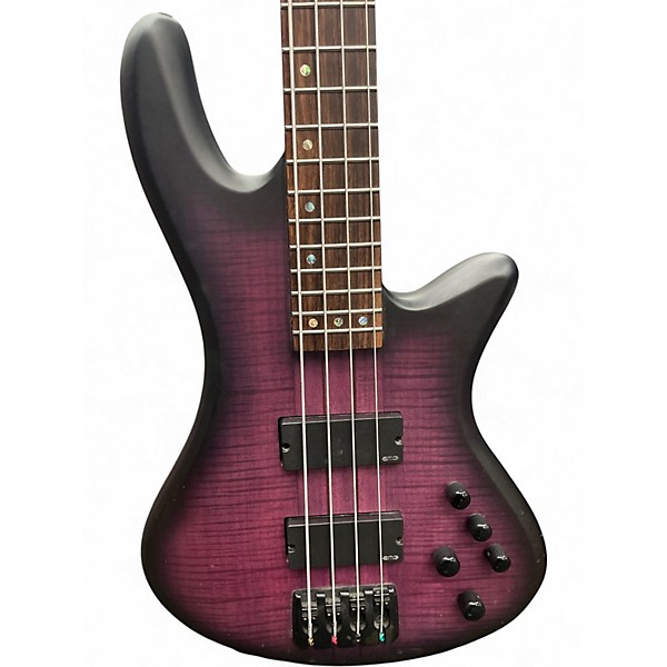 Used Schecter Guitar Research STUDIO 4 Purple Electric Bass Guitar