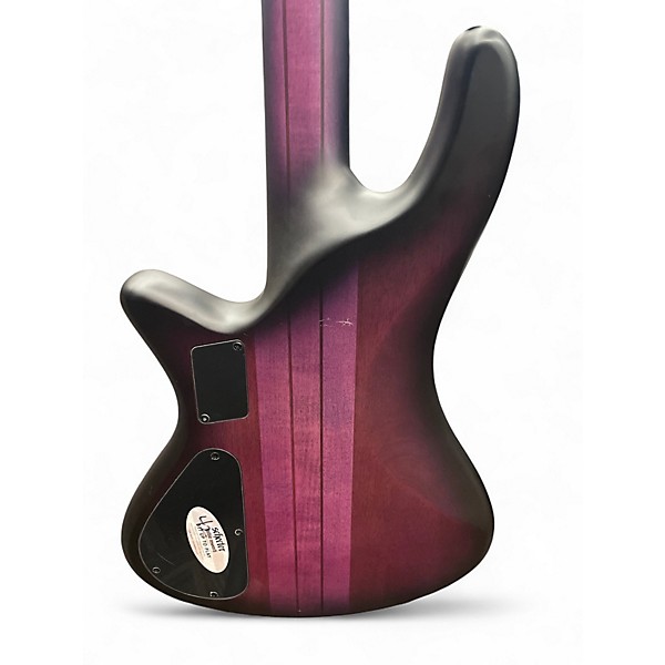 Used Schecter Guitar Research STUDIO 4 Purple Electric Bass Guitar