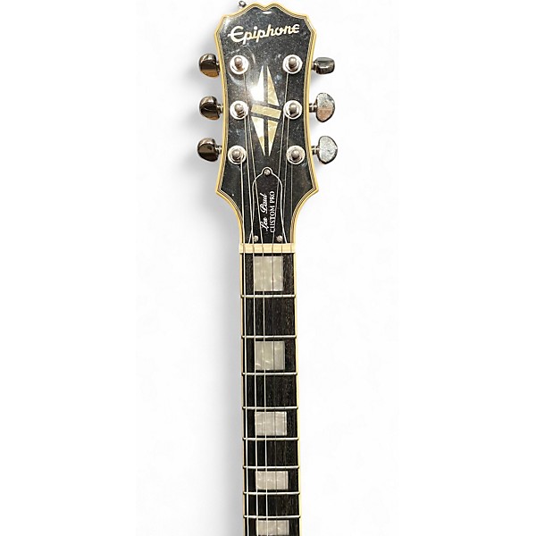 Used Epiphone Les Paul Custom Pro Silverburst Solid Body Electric Guitar