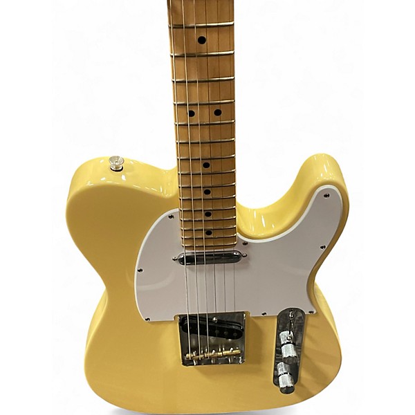 Used Fender American Professional Telecaster Worn TV Yellow Solid Body Electric Guitar