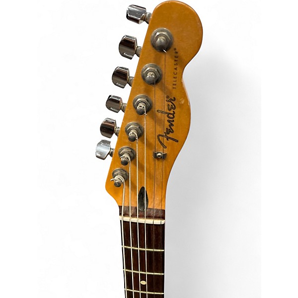 Used Fender Blacktop Baritone Telecaster GHOST SILVER Solid Body Electric Guitar