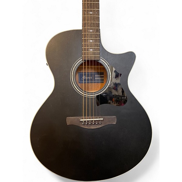 Used Ibanez AE140 Black Acoustic Electric Guitar