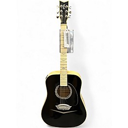 Used Esteban EL DORADO Black and White Acoustic Guitar