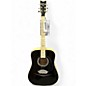 Used Esteban EL DORADO Black and White Acoustic Guitar thumbnail