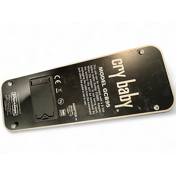 Used Dunlop GCB95 Original Crybaby Wah Effect Pedal