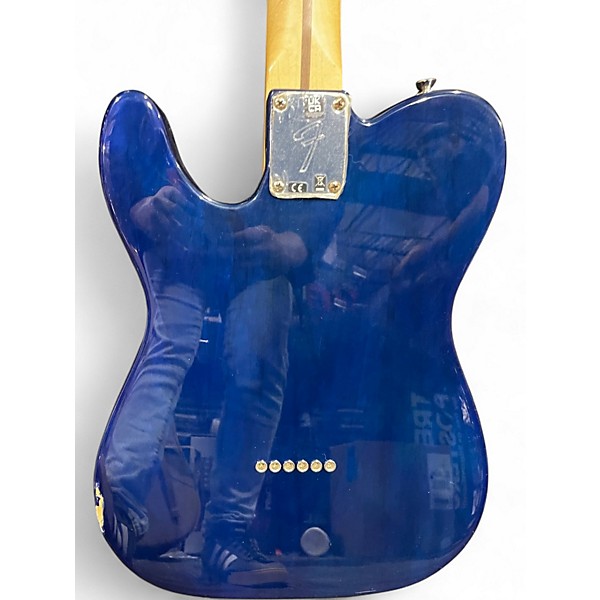 Used Fender TELECASTER Blue Solid Body Electric Guitar