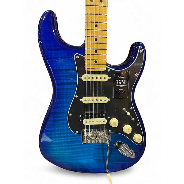 Used Fender STRATOCASTER Blue Burst Solid Body Electric Guitar