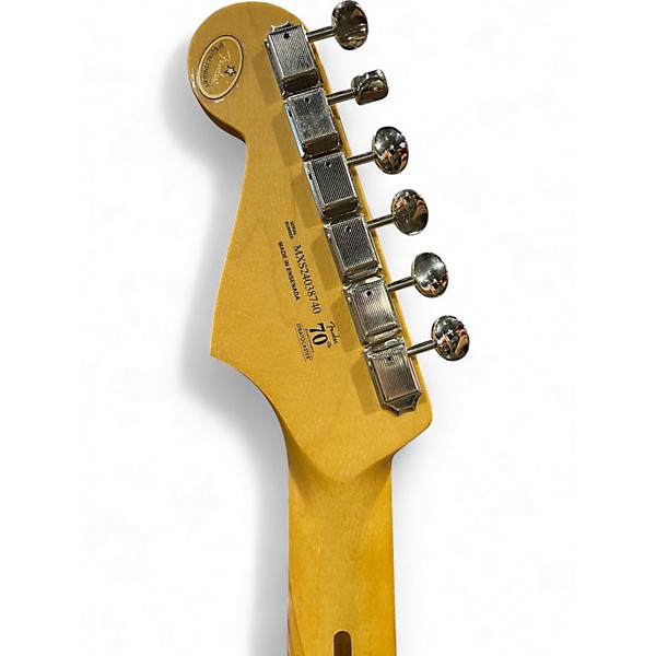 Used Fender STRATOCASTER Blue Burst Solid Body Electric Guitar