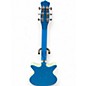 Used Danelectro NOS+ blue and white Solid Body Electric Guitar