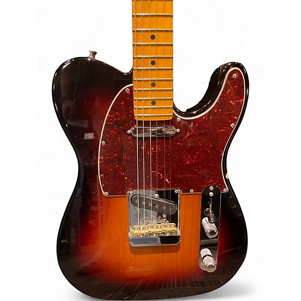 Used Fender American Professional II Telecaster Sunburst Solid Body Electric Guitar