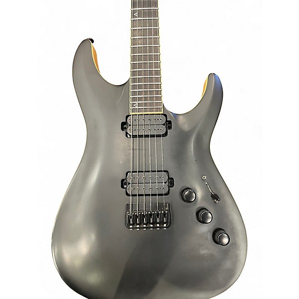 Used Schecter Guitar Research C1 Apocalypse Black Solid Body Electric Guitar
