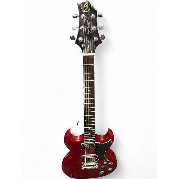 Used Greg Bennett Design by Samick Torino Red Solid Body Electric Guitar