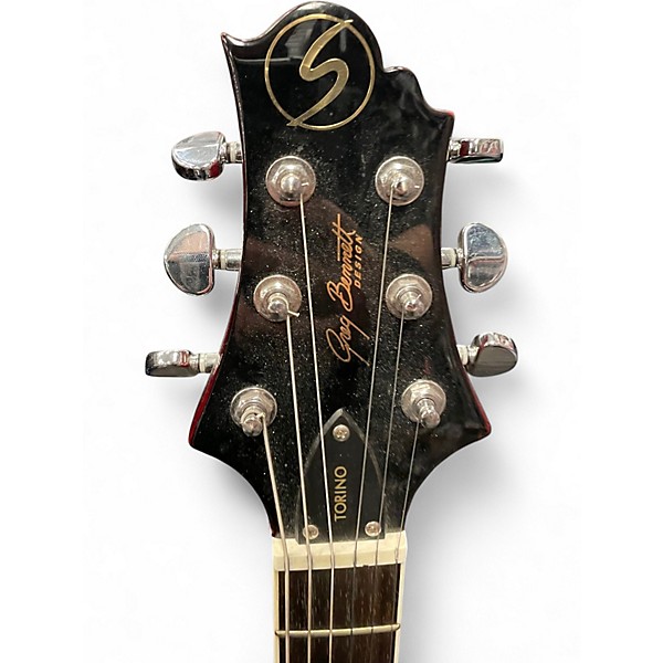 Used Greg Bennett Design by Samick Torino Red Solid Body Electric Guitar