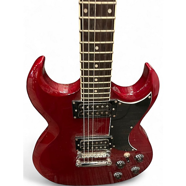 Used Greg Bennett Design by Samick Torino Red Solid Body Electric Guitar