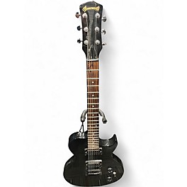 Used Brownsville New York single cut Black Solid Body Electric Guitar