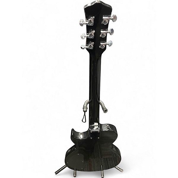 Used Brownsville New York single cut Black Solid Body Electric Guitar