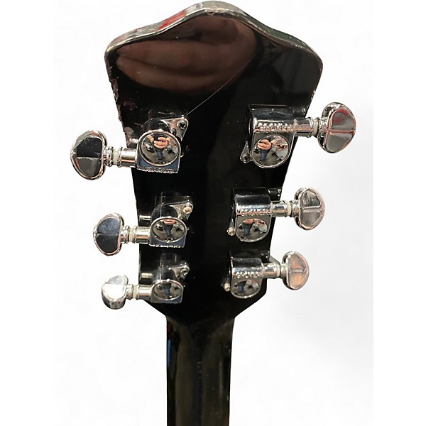 Used Brownsville New York single cut Black Solid Body Electric Guitar