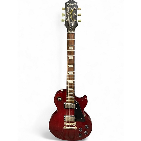 Used Epiphone Les Paul Studio Wine Red Solid Body Electric Guitar