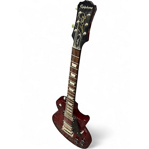 Used Epiphone Les Paul Studio Wine Red Solid Body Electric Guitar