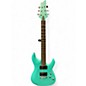 Used Schecter Guitar Research C6 DELUXE Metallic Aqua Marine Solid Body Electric Guitar thumbnail