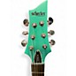 Used Schecter Guitar Research C6 DELUXE Metallic Aqua Marine Solid Body Electric Guitar