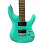 Used Schecter Guitar Research C6 DELUXE Metallic Aqua Marine Solid Body Electric Guitar