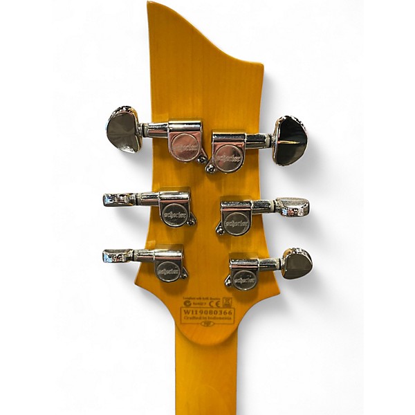 Used Schecter Guitar Research C6 DELUXE Metallic Aqua Marine Solid Body Electric Guitar